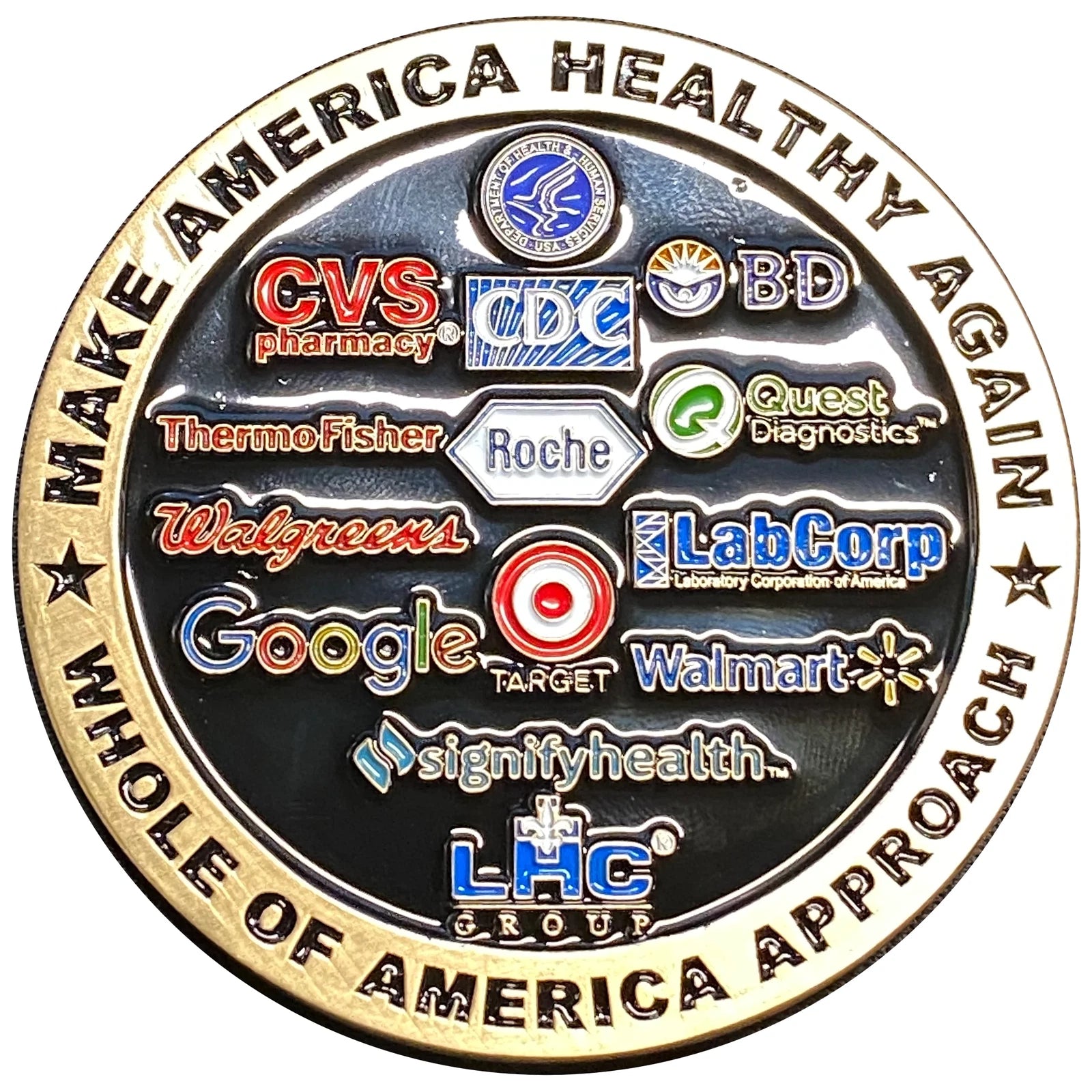 JJ-008 Presidential Task Force Trump Challenge Coin-2