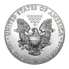Moneda American Silver Eagle de $1 de 2018 con soporte AirTite, brillante, sin circular-2
