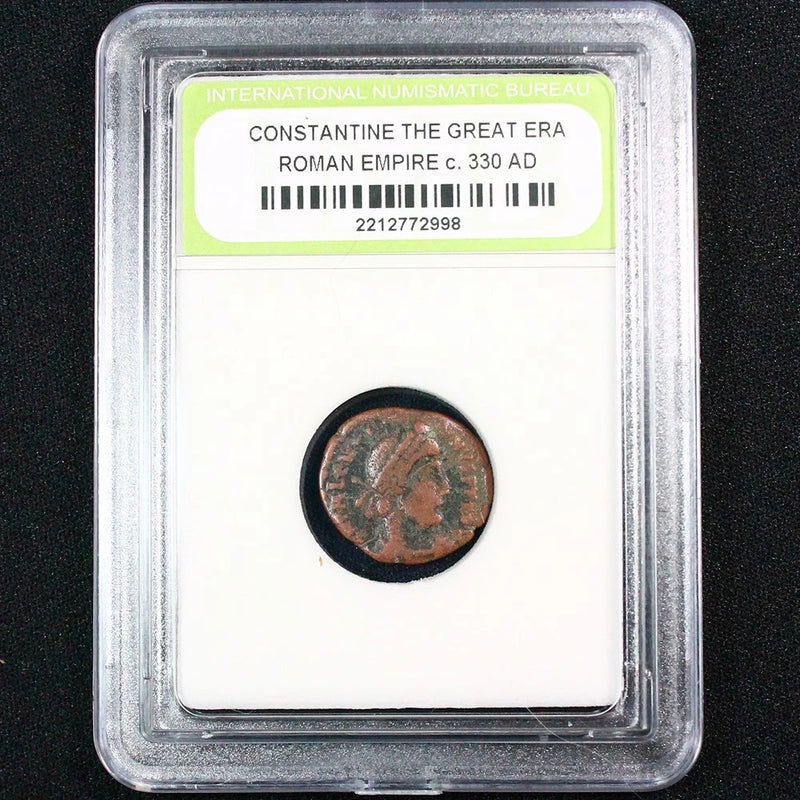 High Quality Constantine the Great Era Ancient Bronze Coin c. 330 AD-2