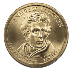 2008 -D Andrew Jackson Presidential Dollar Mint Roll BU 25 US Coin-2
