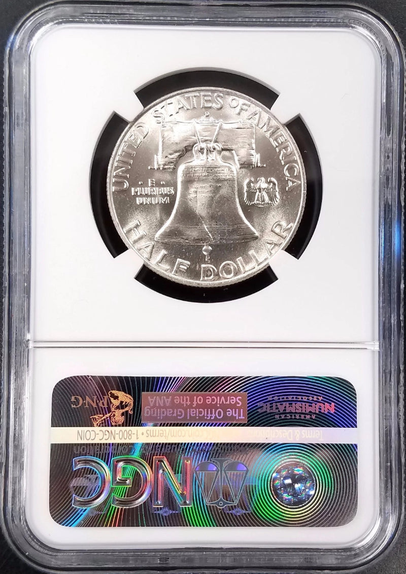 1959 D Franklin Silver Half Dollar certified MS 65 FBL by NGC!