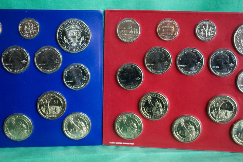 2015 ANNUAL US Mint Uncirculated Coin Set P and D Minted 28 Coins with COA-2