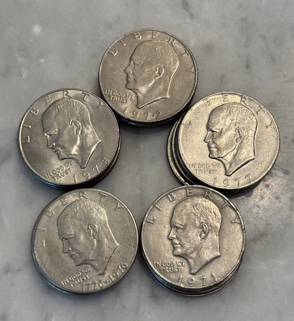 [Lot of 20] Eisenhower Dollar - 1 Full Roll -Choose # of 20 Coin Rolls!