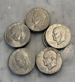 [Lote de 20] Dólar Eisenhower - 1 rollo completo - ¡Elija la cantidad de 20 rollos de monedas!-2