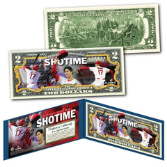 SHOHEI OHTANI * Shotime * Officially Licensed Genuine Legal Tender U.S. $2 Bill-1