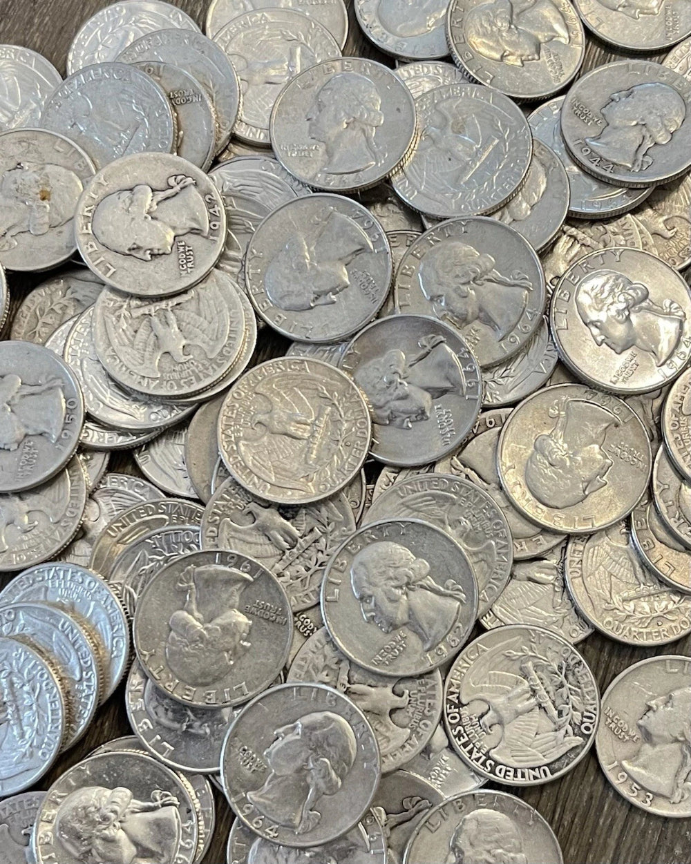 Washington Quarters, 90% Silver 1932 - 1964, Circulated, Choose # of Lots!-2