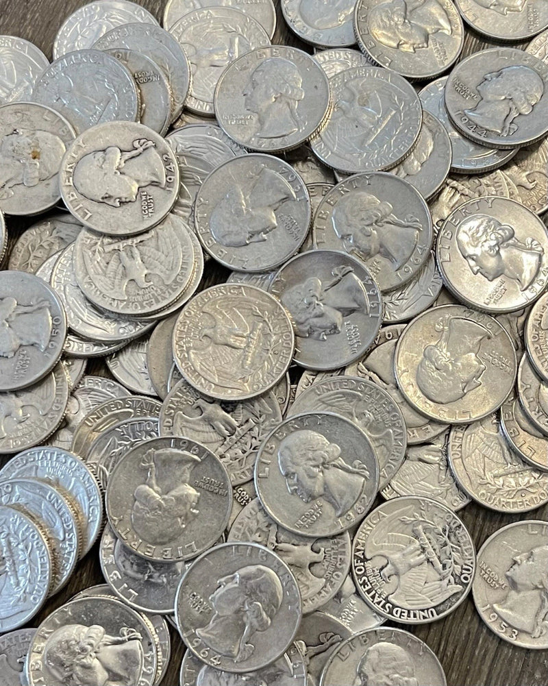 Washington Quarters, 90% Silver 1932 - 1964, Circulated, Choose # of Lots!-2