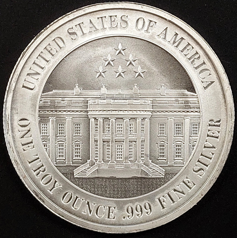 Wanted For A Second Term, President Trump, 1 Troy Oz .999 Fine Silver round!