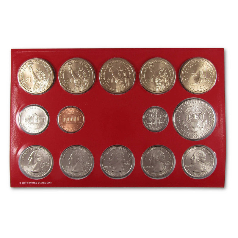 2008 Uncirculated Coin Set U.S Mint Government Packaging OGP COA-2