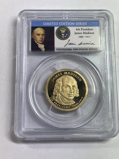 2007-S James Madison One Dollar PCGS- PR 69 D CAM.-2