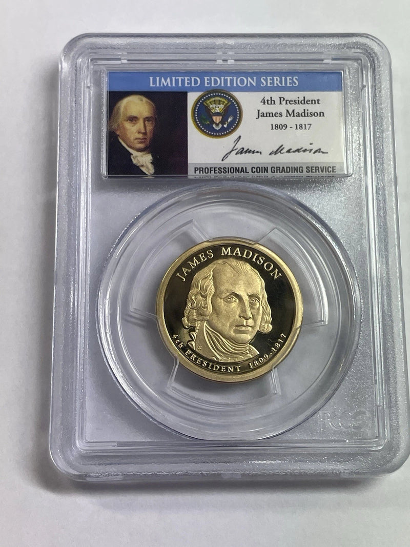 2007-S James Madison One Dollar PCGS- PR 69 D CAM.-2