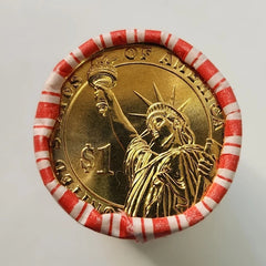 011 Andrew Johnson US Presidential Dollar Coin Sealed Roll $25-2