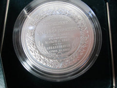 US Mint Presidential .999 Fine Silver 1oz. Medal Coin _ Abraham Lincoln-2
