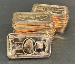 TUBE OF 20 X 1 OZ .999 FINE COPPER BARS BULLION 20 RANDOM PICK-2