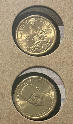 2015 Dwight D. Eisenhower P&D Presidential Dollars-2