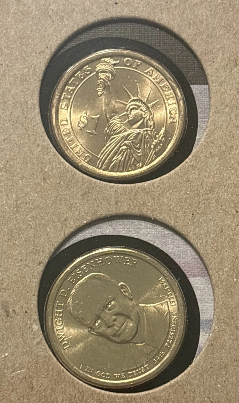 2015 Dwight D. Eisenhower P&D Presidential Dollars-2