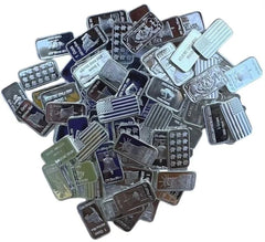 20x PURE .999 Fine Silver Bars Bullion Estate Lot Amazing Designs-2