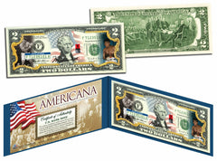 MUHAMMAD ALI - Americana - Genuine Legal Tender US $2 Bill Officially Licensed-1