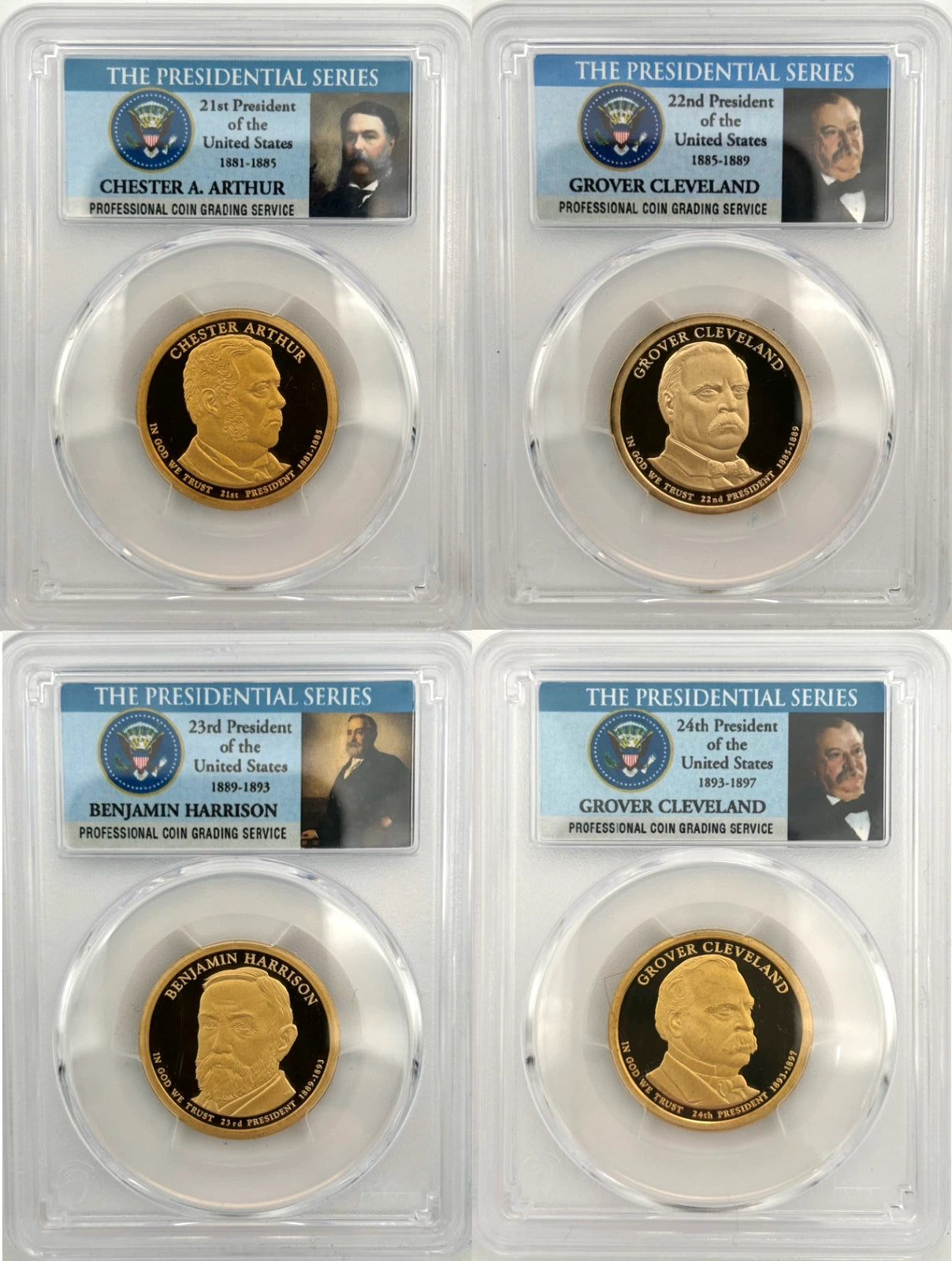 2012 - 2013 S Presidential $1 PCGS 70 Proof 8 Coin Dollar Set incl T Roosevelt-2