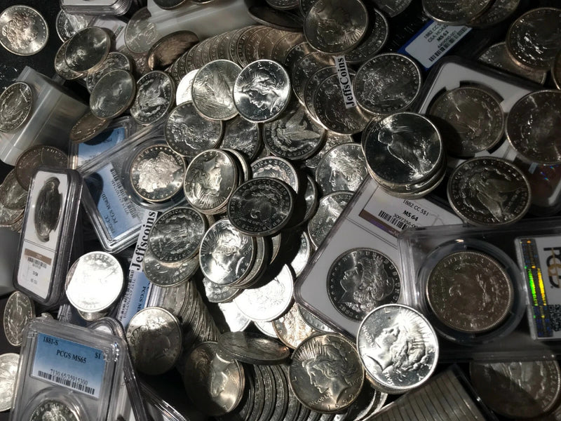 ✯ Estate Lot Peace Silver Dollars ✯ 1x BU Mint MS UNC ✯ Uncirculated ✯-3