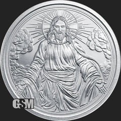 2024 CHRIST IS COMING BU New 1oz .999 Fine Silver Round GSM IN A CAPSULE-2