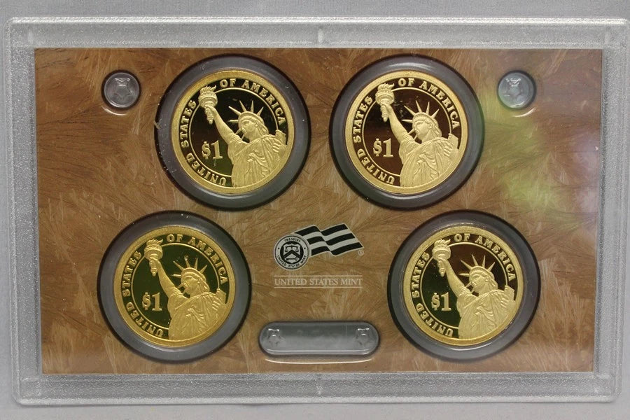 2010 Presidential Dollar US Mint Proof Set (OGP) 4 coins-2