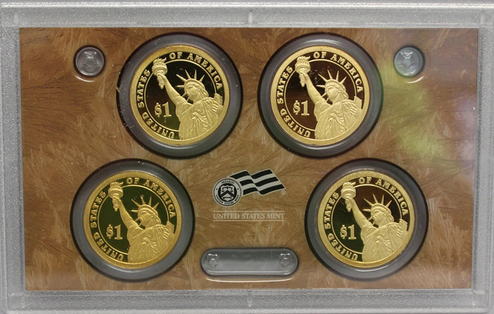 2011 S Presidential Dollar US Mint Poof set - (OGP) 4 coins-2