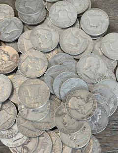 Medio dólar Franklin, 90 % plata, en circulación, elige cuántos ¡ENVÍO GRATIS!-2