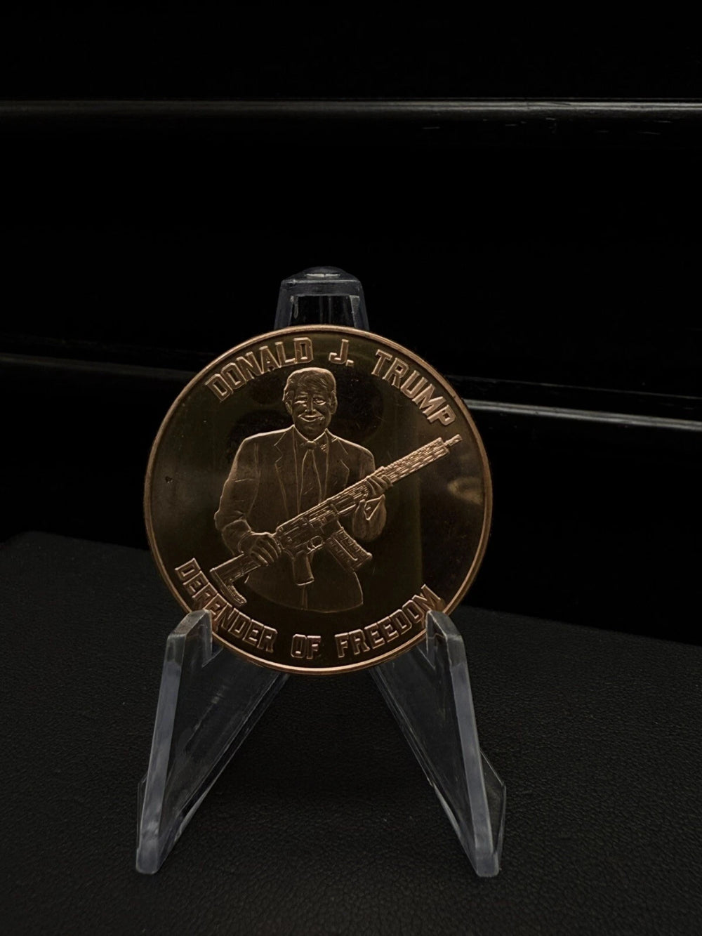 Tube Of 20-1 Oz Copper Round Trump Defender Of Rights-2