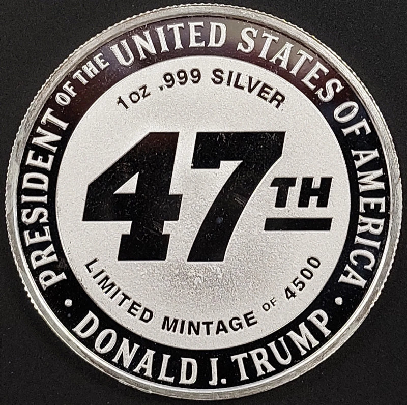 Super Trump, Donald J. Trump, 47th President, 1 Troy Oz .999 Fine Silver!-2