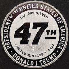Super Trump, Donald J. Trump, 47th President, 1 Troy Oz .999 Fine Silver!-2