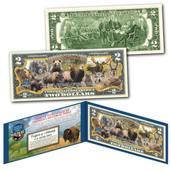 ACADIA Maine WILDLIFE in America's National Parks Animals Genuine $2 U.S. Bill-2