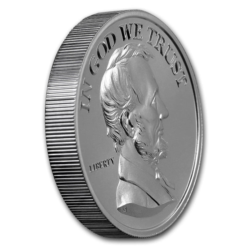 2 oz Silver HR Round - Presidential Tribute Series: Lincoln