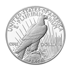 Dólar de plata de la paz Proof de $1 2024-S con caja, OGP y certificado de autenticidad-3