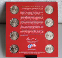 2009 Presidential $1 Coin Uncirculated Set 8 Golden BU P + D Dollar US Mint Set-2