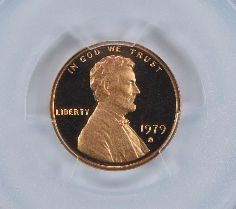 1979-S Lincoln Memorial Cent Type 1 PR69 RD DCAM PCGS Blue Label-3