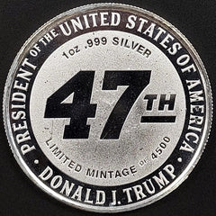 The Storm is Coming, Donald J. Trump, 47th President, 1 Troy Oz .999 Fine Silver-2