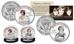 PRINCESS DIANA 1997-2017 20th ANNIVERSARY JFK U.S. Half Dollar 2-Coin Set Dress-2