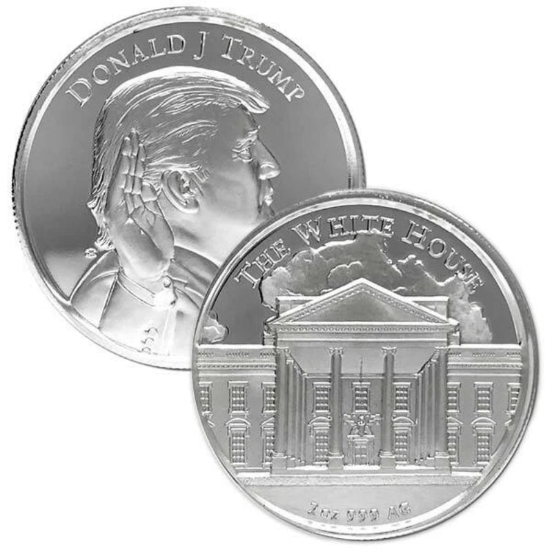 President Trump - 2 Oz Ultra High Relief Pure Silver Round-2