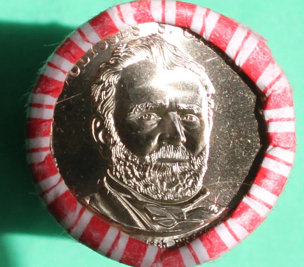2011 D Ulysses S Grant Presidential 25 Coin 18th President ROLL String and Sons-2
