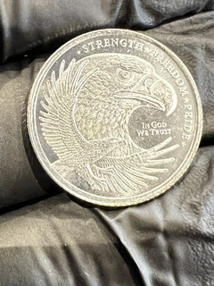 Lote de 10 x 1/10 oz de plata águila doble ronda de décima-8