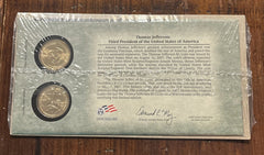 2007 P&D Thomas Jefferson Presidential Dollars - Sealed First Day Cover-2