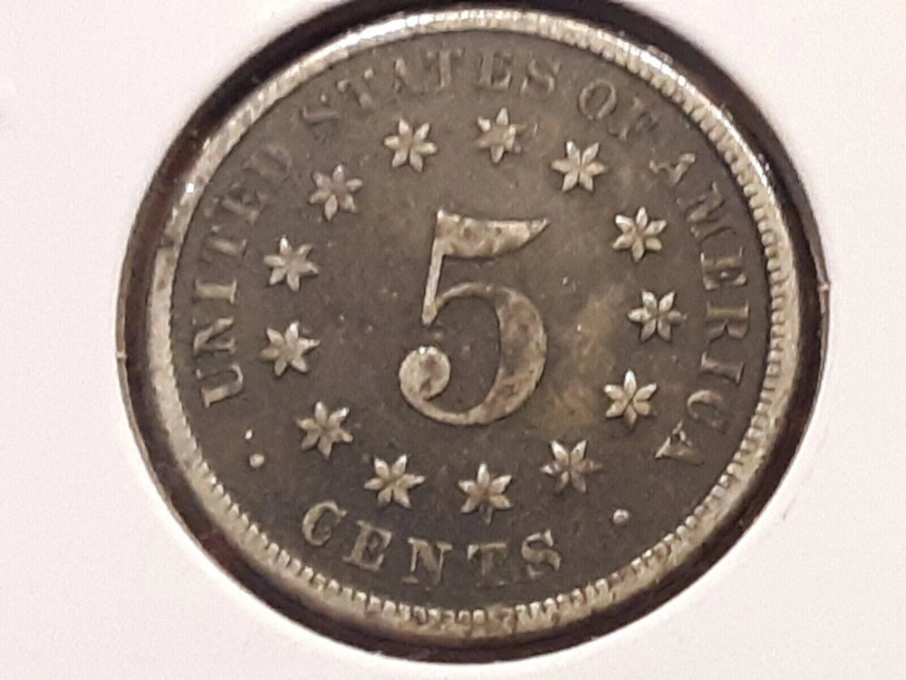 Estate Coin Lot Shield Nickel ✯ Old Rare US Type Rays 5c Hoard ✯-3