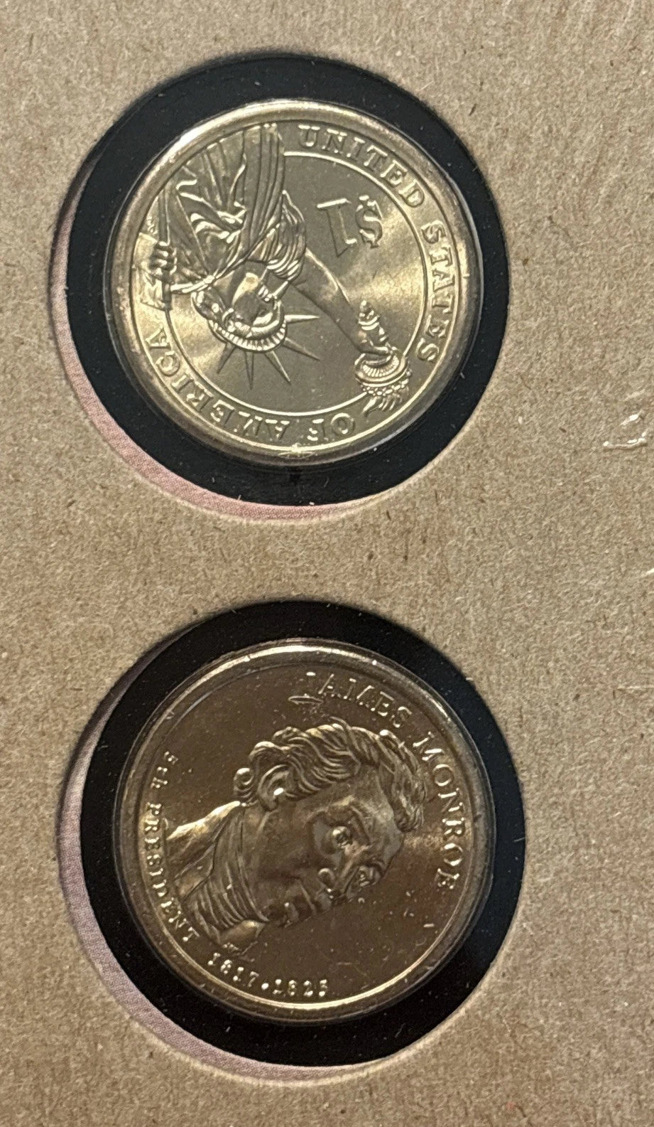2008 P&D James Monroe Presidential Dollars-2