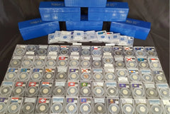 ✯ PCGS 90% SILVER Proof Coins ✯ PR69 Graded SILVER Estate Sale ✯ 1 SLAB LOT ✯-2