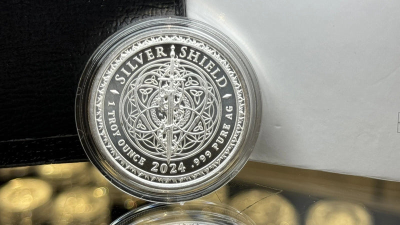 1 oz 2025 Shield Easter Jesus Christ Crucifixion silver .999 fine capsule-2