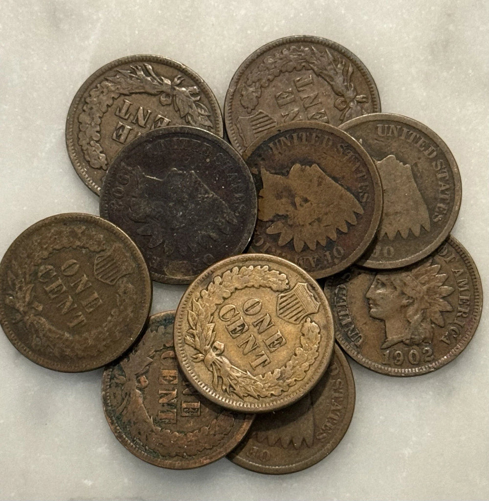 [Lot of 10 Coins] Indian Head Cent - Choose how many!-3