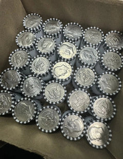 1 Roll of Unsearched JFK Kennedy Half Dollars- 20 Coins - Fed Facility Rolled-2