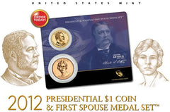 Chestar Arthur Presidential $1 Coin & First Spouse Medal Set-1