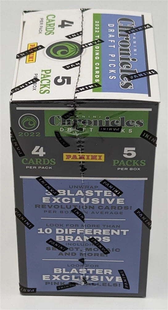 Blaster Basketball Cards 2022-23 Panini Chronicles Draft Picks Sealed Box, 20 Cards, 5 Packs, 4 Cards Per Pack, Rookie Inserts Parallels-4